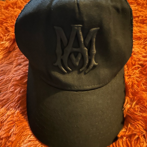 AMIRI Black Mesh Cap